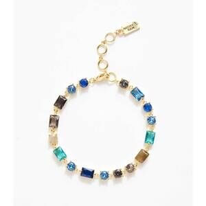 NEW NATIVE GEM atlantis crystal bracelet in blue